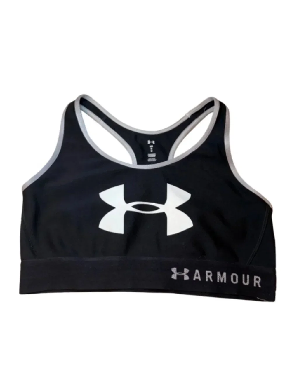 Under Armour Sports Bra Trio Women’s Medium Black, Purple, White Workout Gym Fit